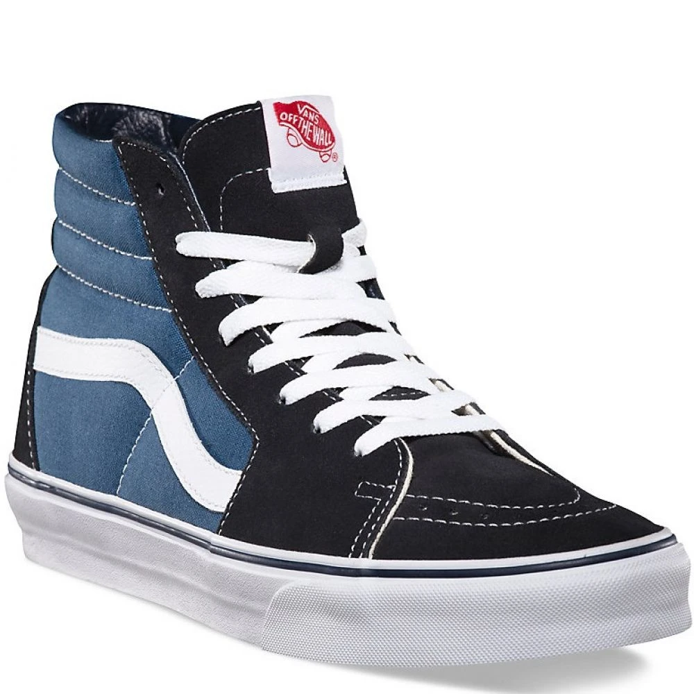 Vans SK8-Hi In Navy/White 3 Vans SK8-Hi In Navy/White - Image 3
