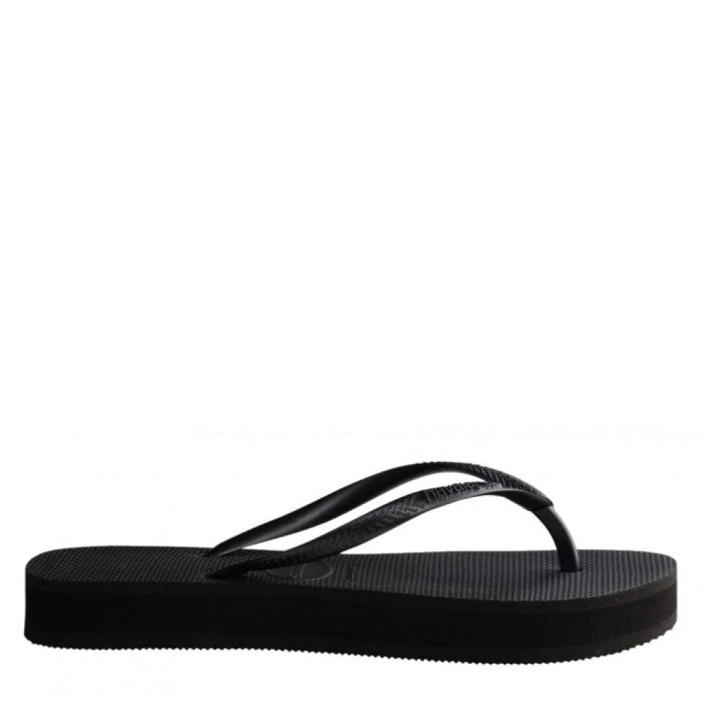Havaianas Women's Slim Flatform Flip Flop In Black 2 Havaianas Women's Slim Flatform Flip Flop In Black - Image 2