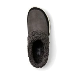 Cougar Women's Liliana Suede Mule In Black/Pewter 8 Cougar Women's Liliana Suede Mule In Black/Pewter -Birkenstock Shop liliana silky sude faux curly sherling pewter black 4 w 1100x