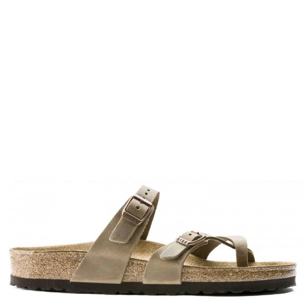 Birkenstock Women's Mayari Oiled Leather In Tobacco Brown 1 Birkenstock Women's Mayari Oiled Leather In Tobacco Brown