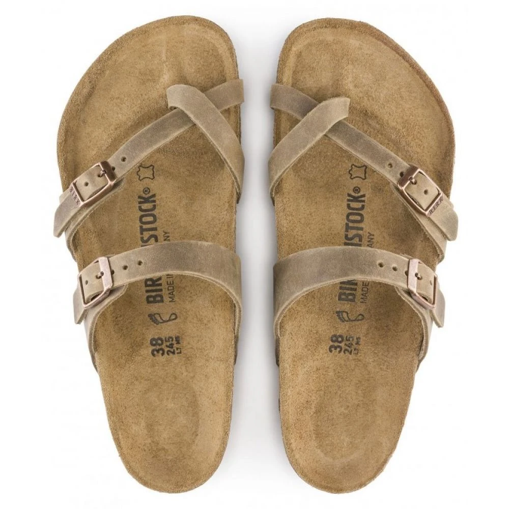 Birkenstock Women's Mayari Oiled Leather In Tobacco Brown 3 Birkenstock Women's Mayari Oiled Leather In Tobacco Brown - Image 3