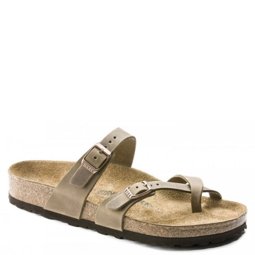 Birkenstock Women's Mayari Oiled Leather In Tobacco Brown 5 Birkenstock Women's Mayari Oiled Leather In Tobacco Brown - Image 5