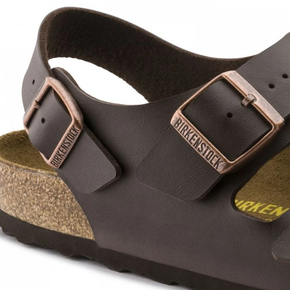 Birkenstock Milano Birko-Flor In Dark Brown 3 Birkenstock Milano Birko-Flor In Dark Brown - Image 3