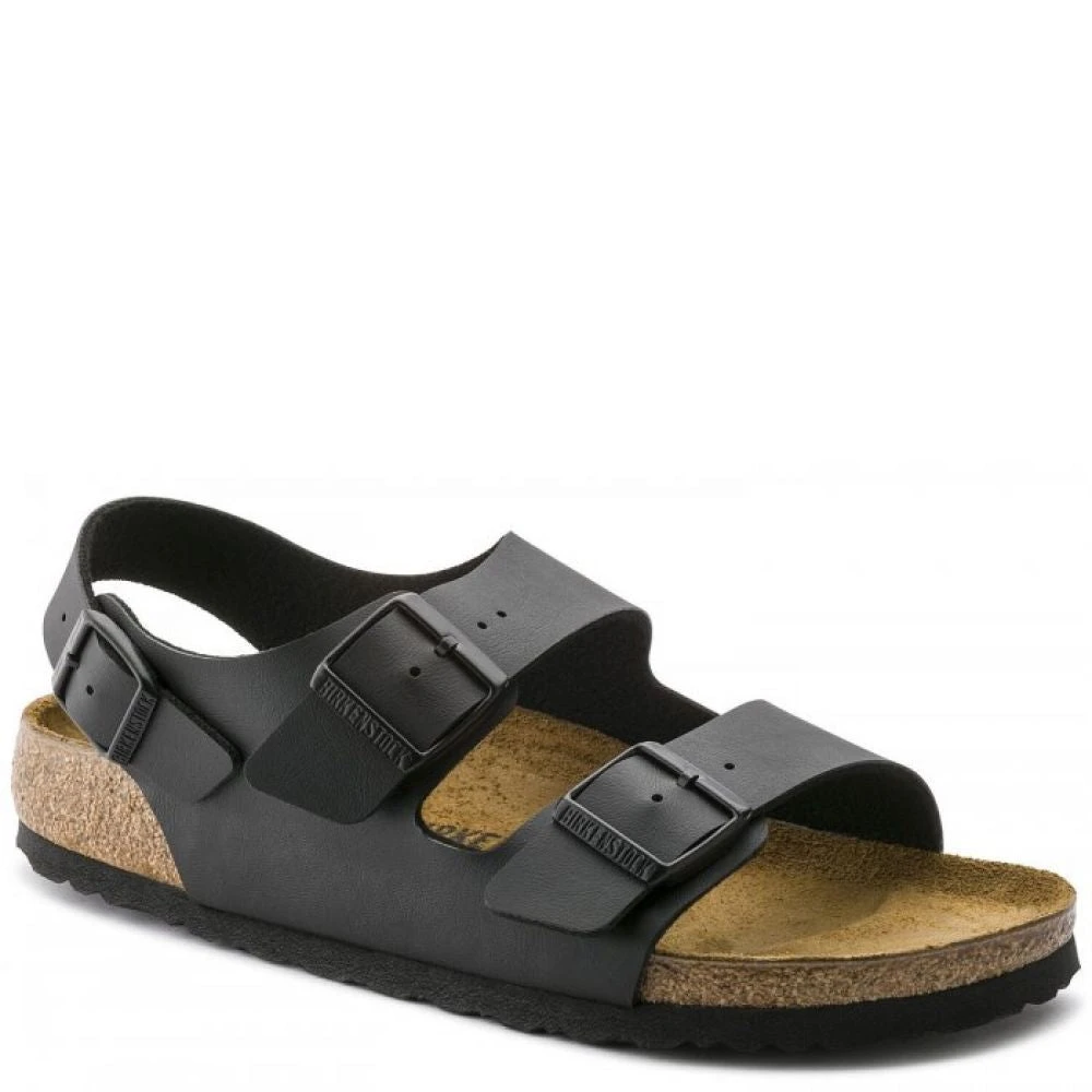 Birkenstock Milano Birko-Flor In Black 5 Birkenstock Milano Birko-Flor In Black - Image 5