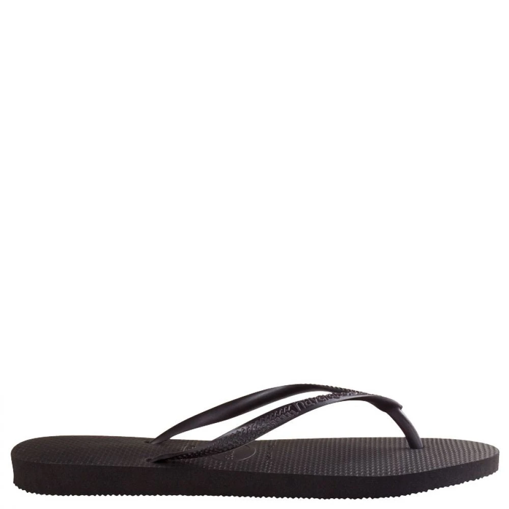 Havaianas Women's Slim Flip Flop In Black 3 Havaianas Women's Slim Flip Flop In Black - Image 3