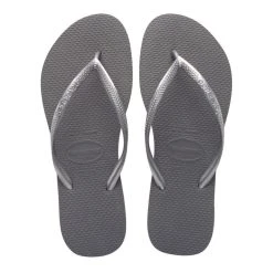 Havaianas Women's Slim Flip Flop In Steel Grey