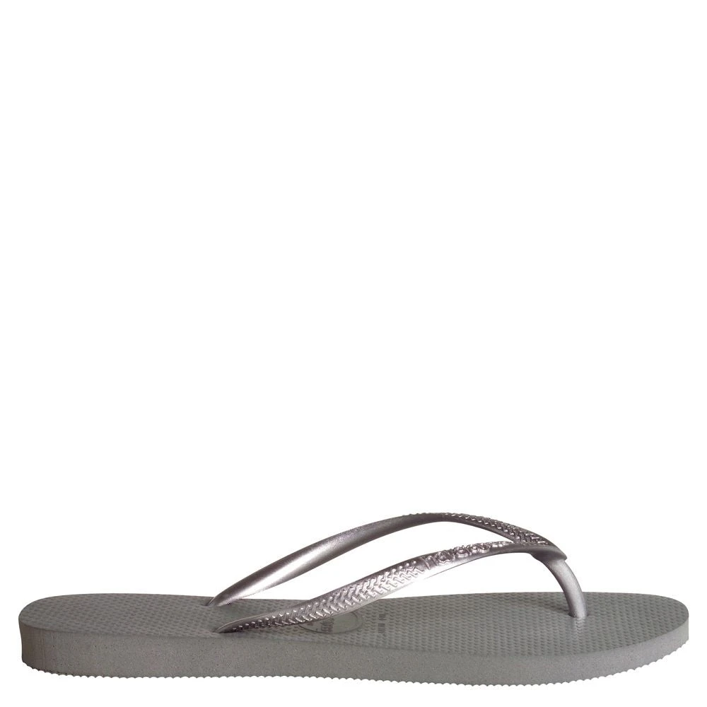 Havaianas Women's Slim Flip Flop In Steel Grey 3 Havaianas Women's Slim Flip Flop In Steel Grey - Image 3