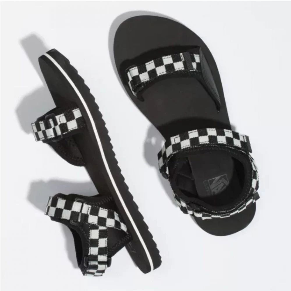 Vans Women's Checkerboard Tri-Lock In Black/White 3 Vans Women's Checkerboard Tri-Lock In Black/White - Image 3