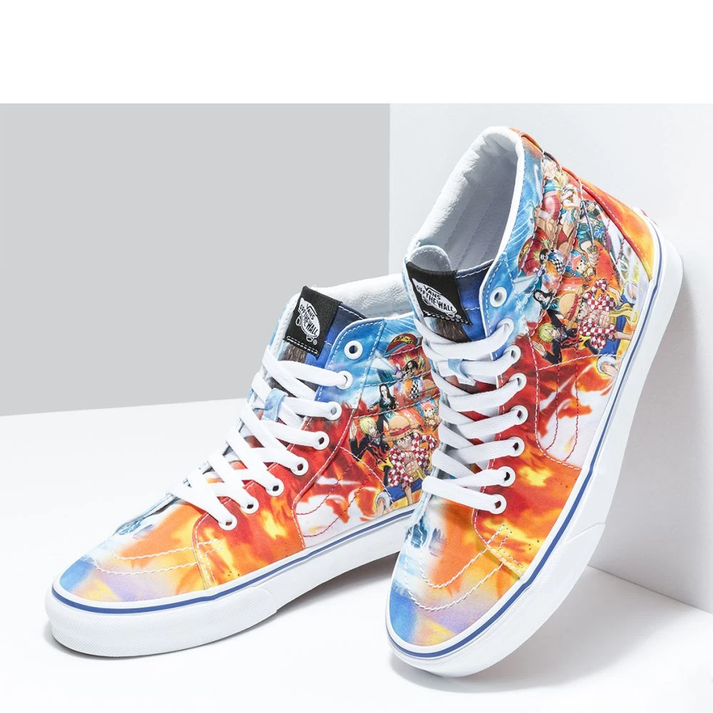 Vans X One Piece Sk8-Hi In Punk Hazard 2 Vans X One Piece Sk8-Hi In Punk Hazard - Image 2